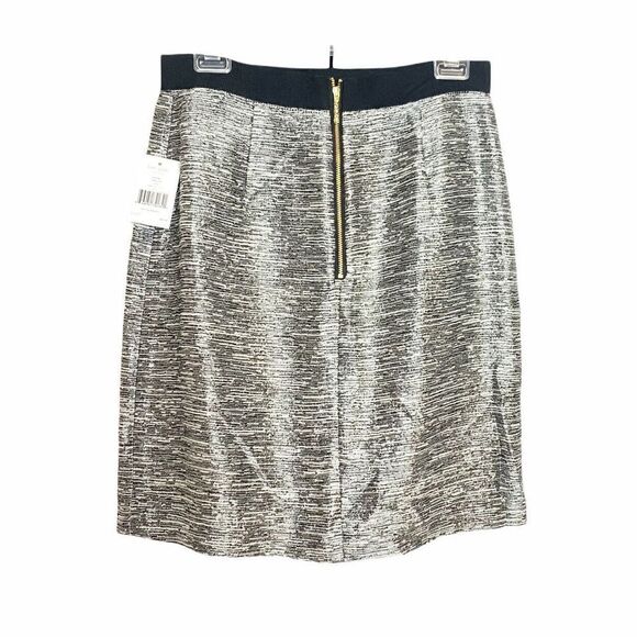 Kate Spade New York Kylie Skirt Black Silver Cream - Picture 2 of 11